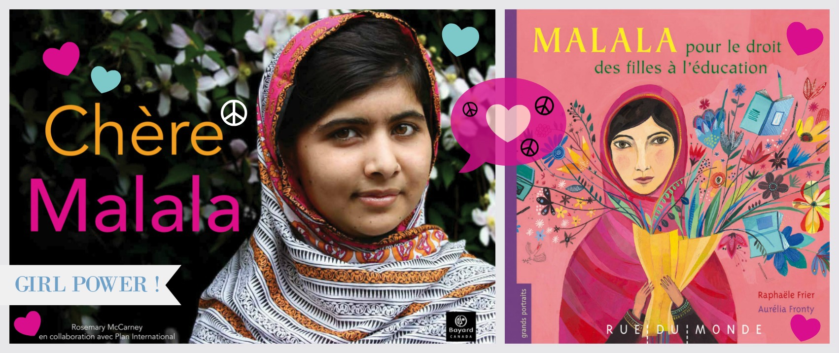 Découvrez l’exceptionnelle Malala Yousafzai ! ☮