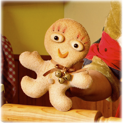 Marionnette à main - Le Petit Bonhomme en pain d'épices