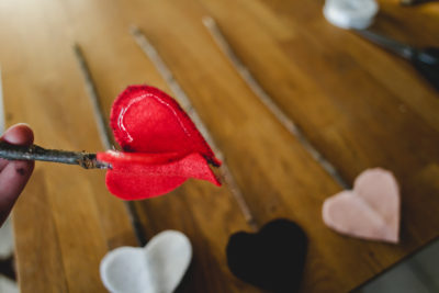 DIY Saint-Valentin : flèches de Cupidon